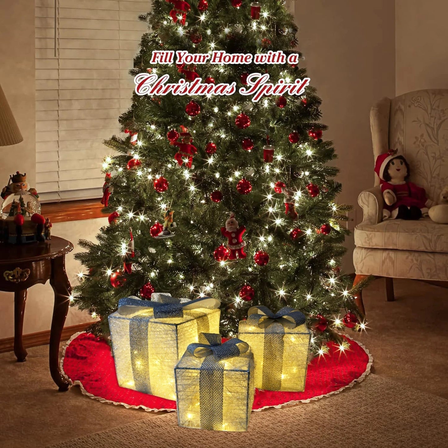HolidayPresents | LED-Geschenkbox-Dekorationen 3