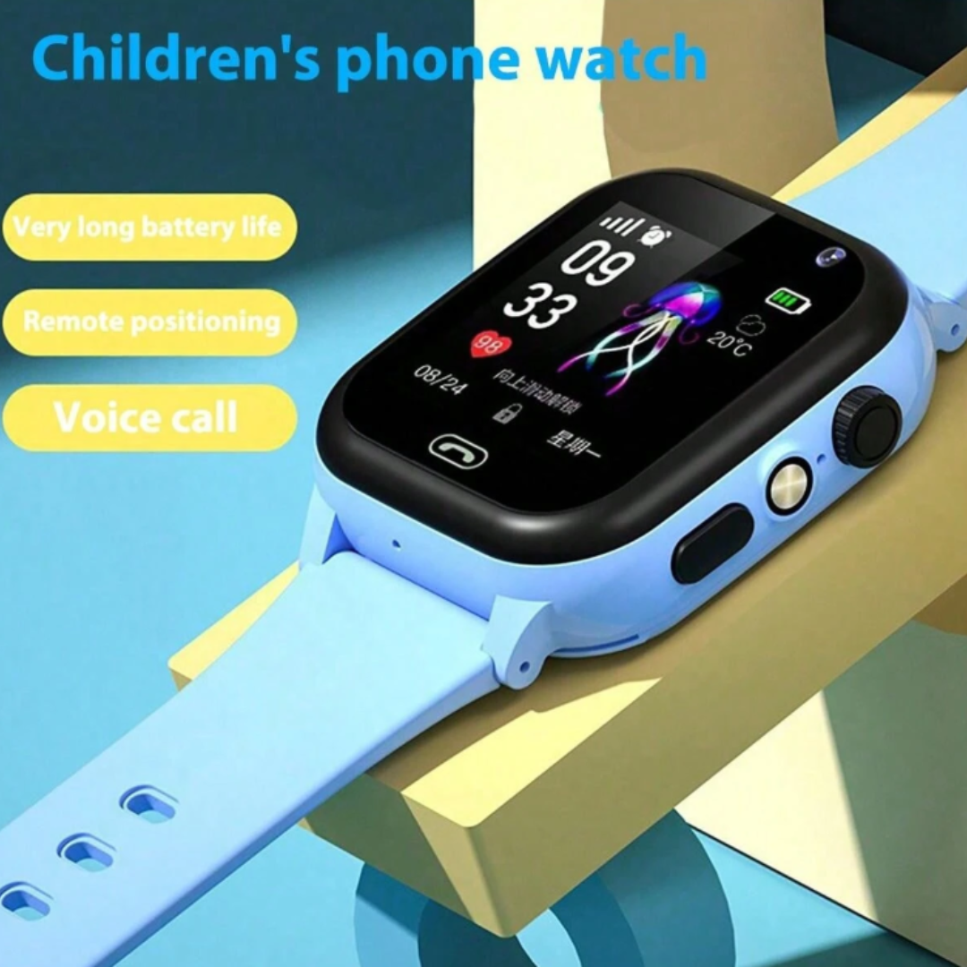 Intelligente GPS-Uhr für Kinder mit Videotelefonie, Kamera und Wasserdichtigkeit – 1,4 Zoll Touchscreen, SOS-Notruf, IP67 Schutz 1