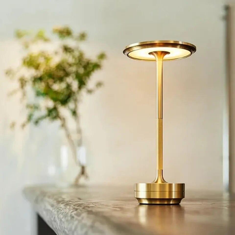 Kabellose Retro Tischleuchte mit Dimmer – Akku LED Tischlampe, Wasserdicht für Innen und Außen 9
