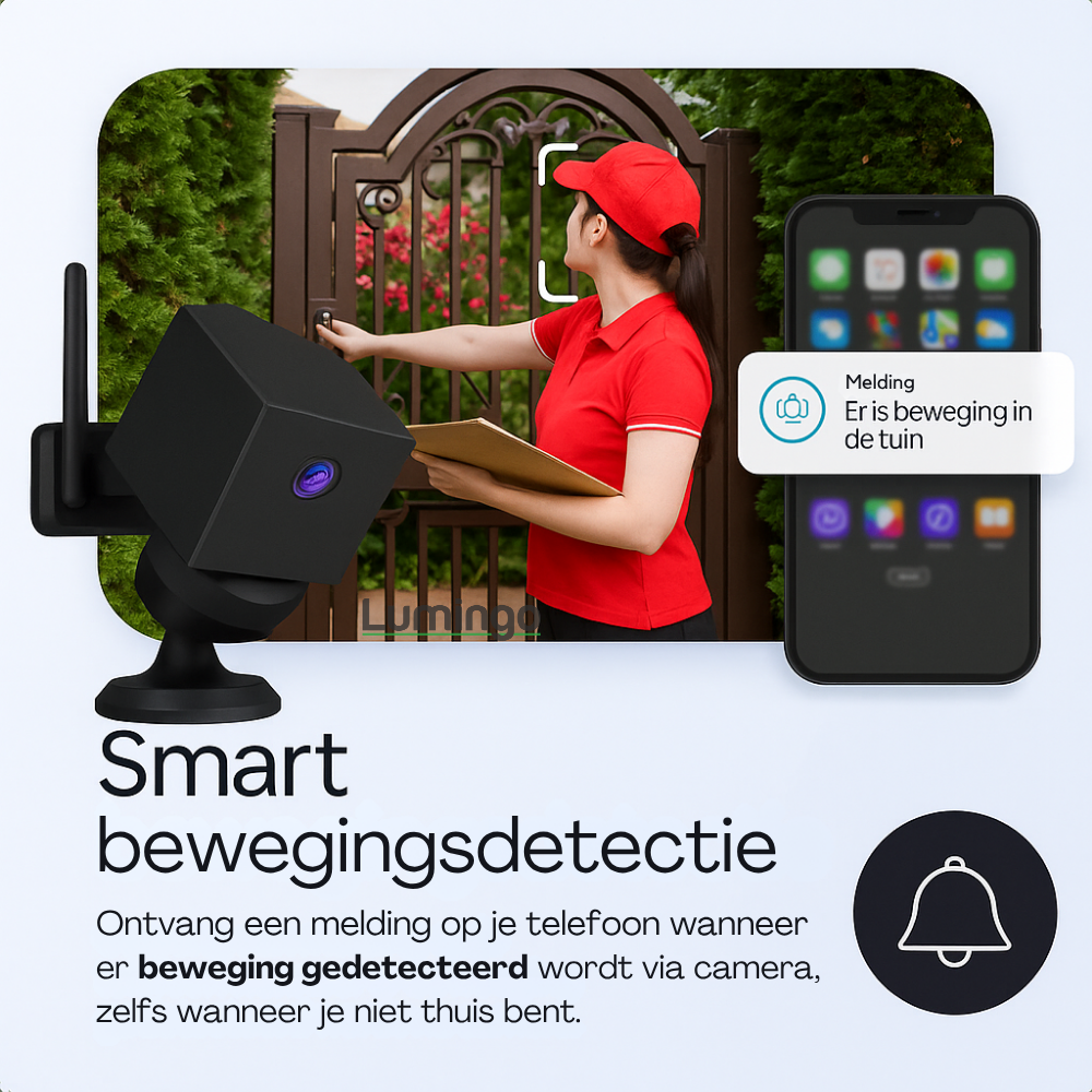 Kabellose Sicherheitskamera Außen 4K Nachtsicht Magnetisch Für Garten und Haus 1