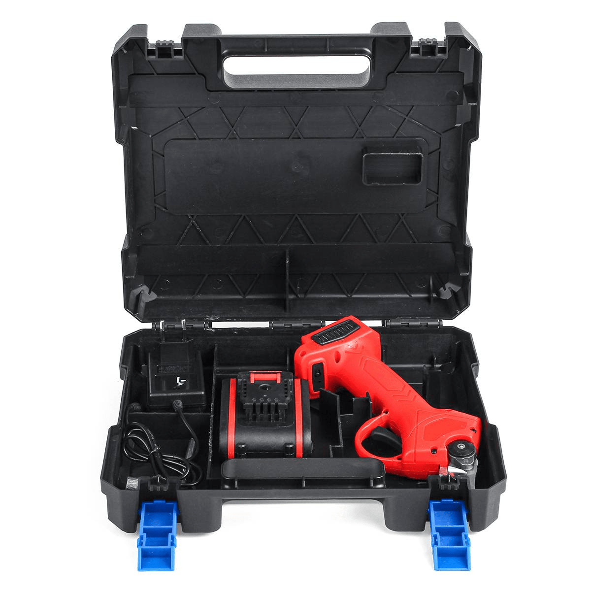 Kabelloser Elektrischer Gartenschneider mit Ergonomischem Design und Wolframstahlklinge – 9000mAh Akku für Effizientes Schneiden 4