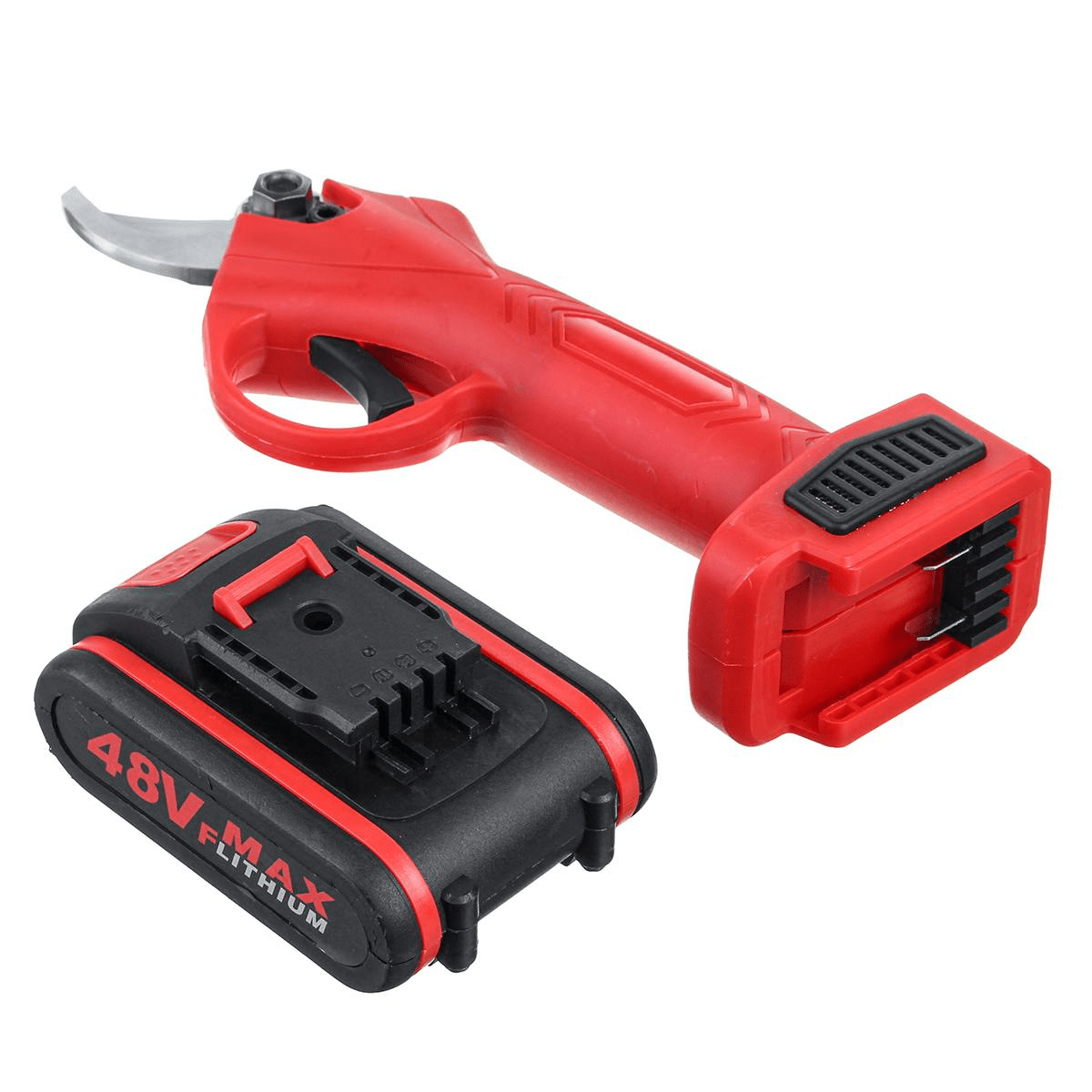 Kabelloser Elektrischer Gartenschneider mit Ergonomischem Design und Wolframstahlklinge – 9000mAh Akku für Effizientes Schneiden 5