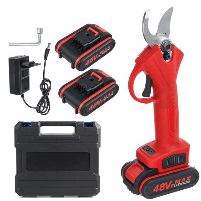 Kabelloser Elektrischer Gartenschneider mit Ergonomischem Design und Wolframstahlklinge – 9000mAh Akku für Effizientes Schneiden 7