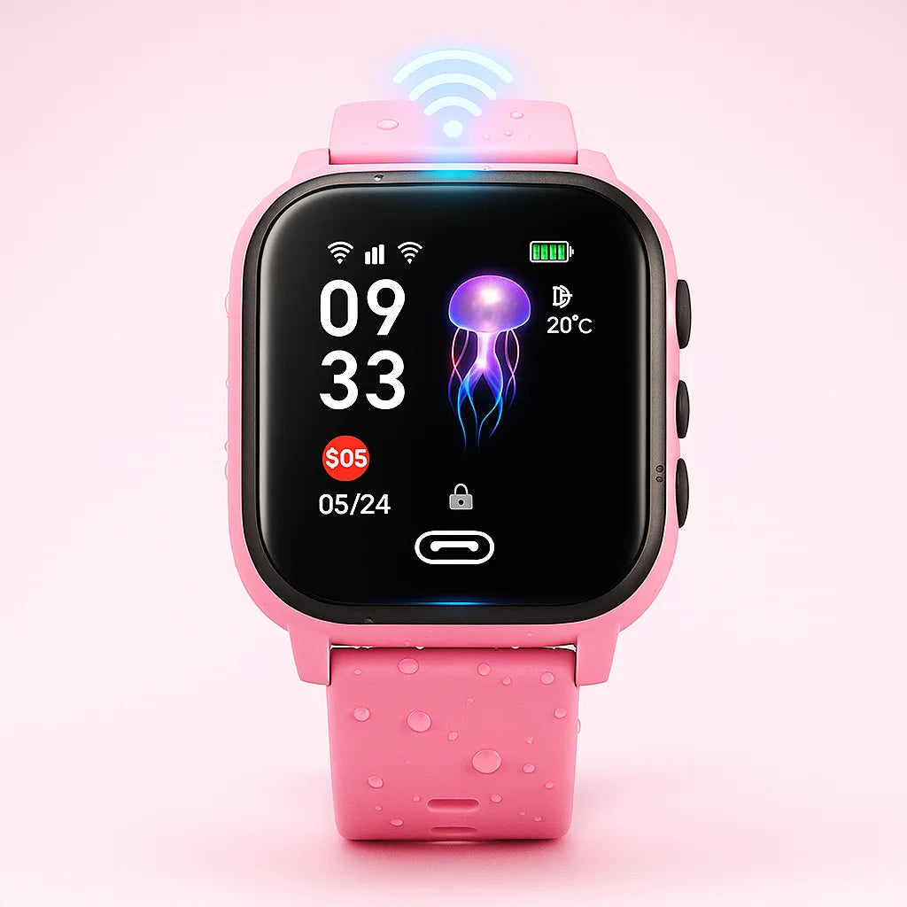 Kinder Smartwatch mit GPS, Kamera, wasserdicht, für telefonieren, leicht und bequem 3