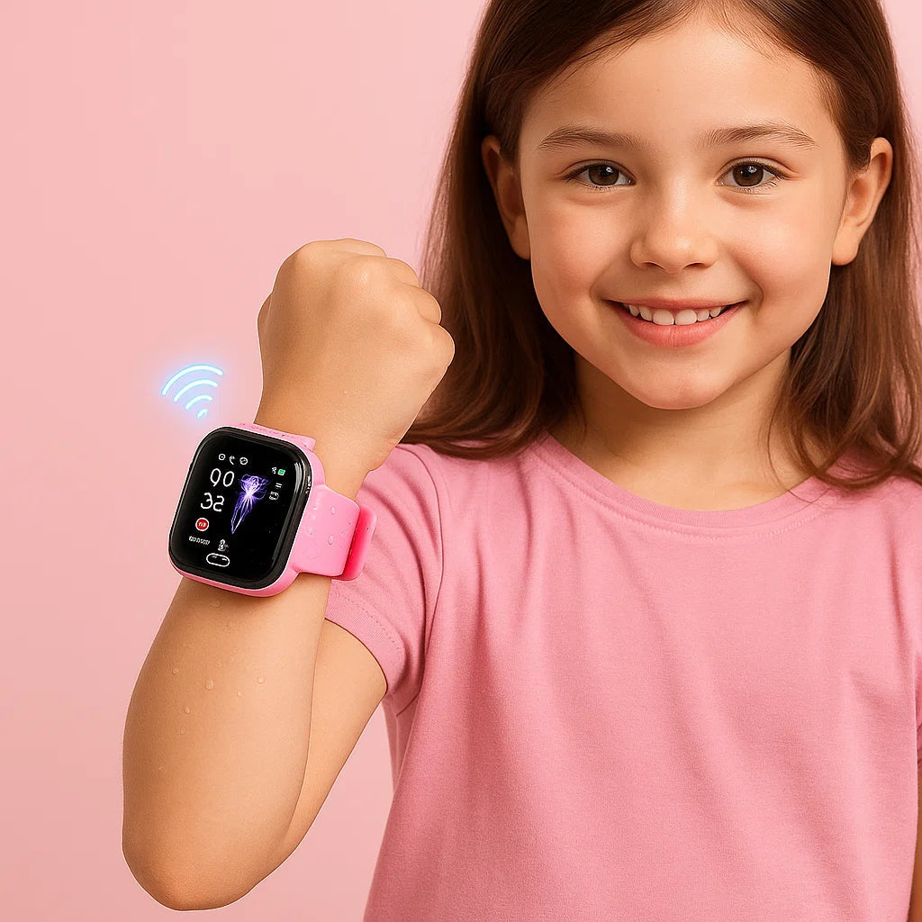 Kinder Smartwatch mit GPS, Kamera, wasserdicht, für telefonieren, leicht und bequem 4