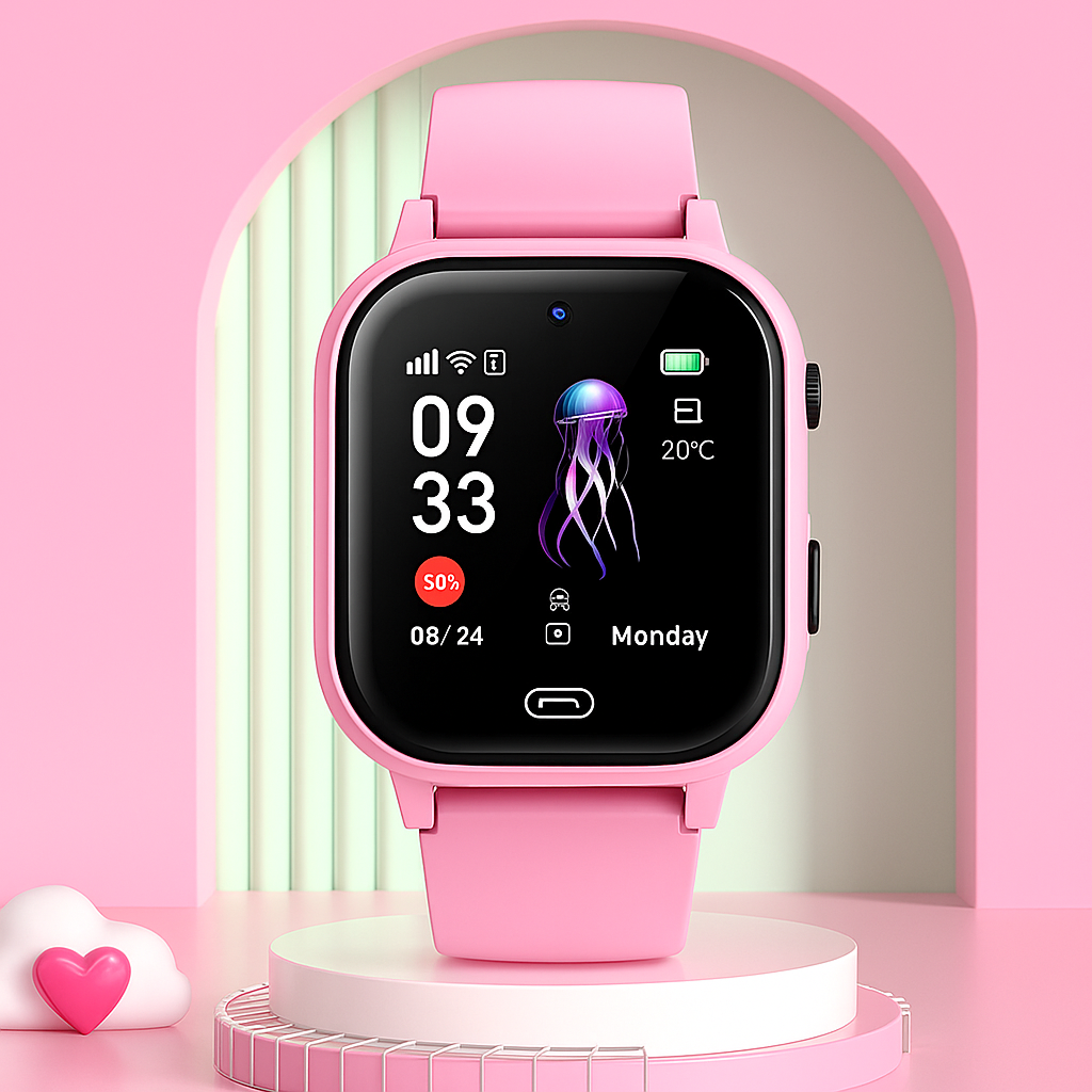 Kinder Smartwatch mit GPS, Kamera, wasserdicht, für telefonieren, leicht und bequem 5