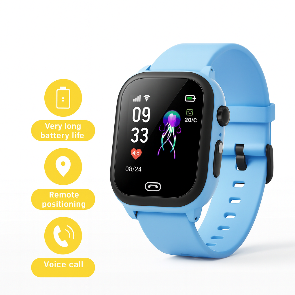 Kinder Smartwatch mit GPS, Kamera, wasserdicht, für telefonieren, leicht und bequem 8