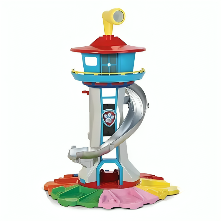 Kinderspielturm mit Rutsche und Figuren 3