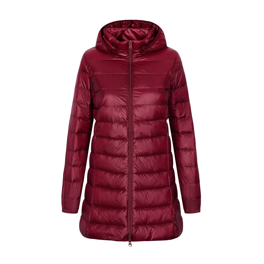 Kira | Daunen-Winterpufferjacke mit Kapuze für Damen 1