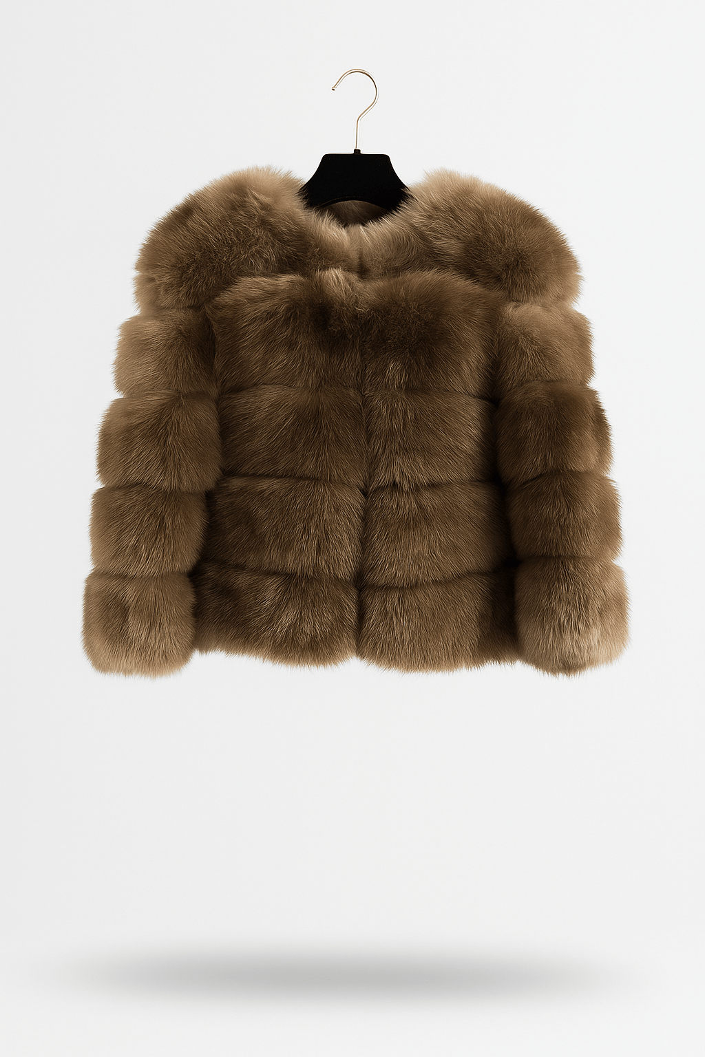 Kirsten | Kurze flauschige Winterjacke aus Kunstfell für Damen 1