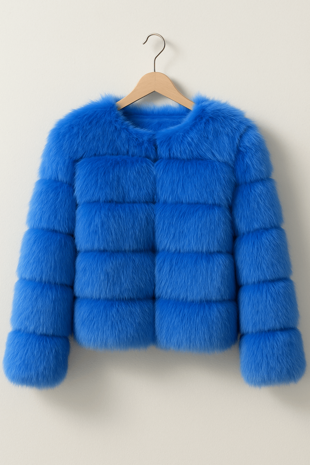 Kirsten | Kurze flauschige Winterjacke aus Kunstfell für Damen 20