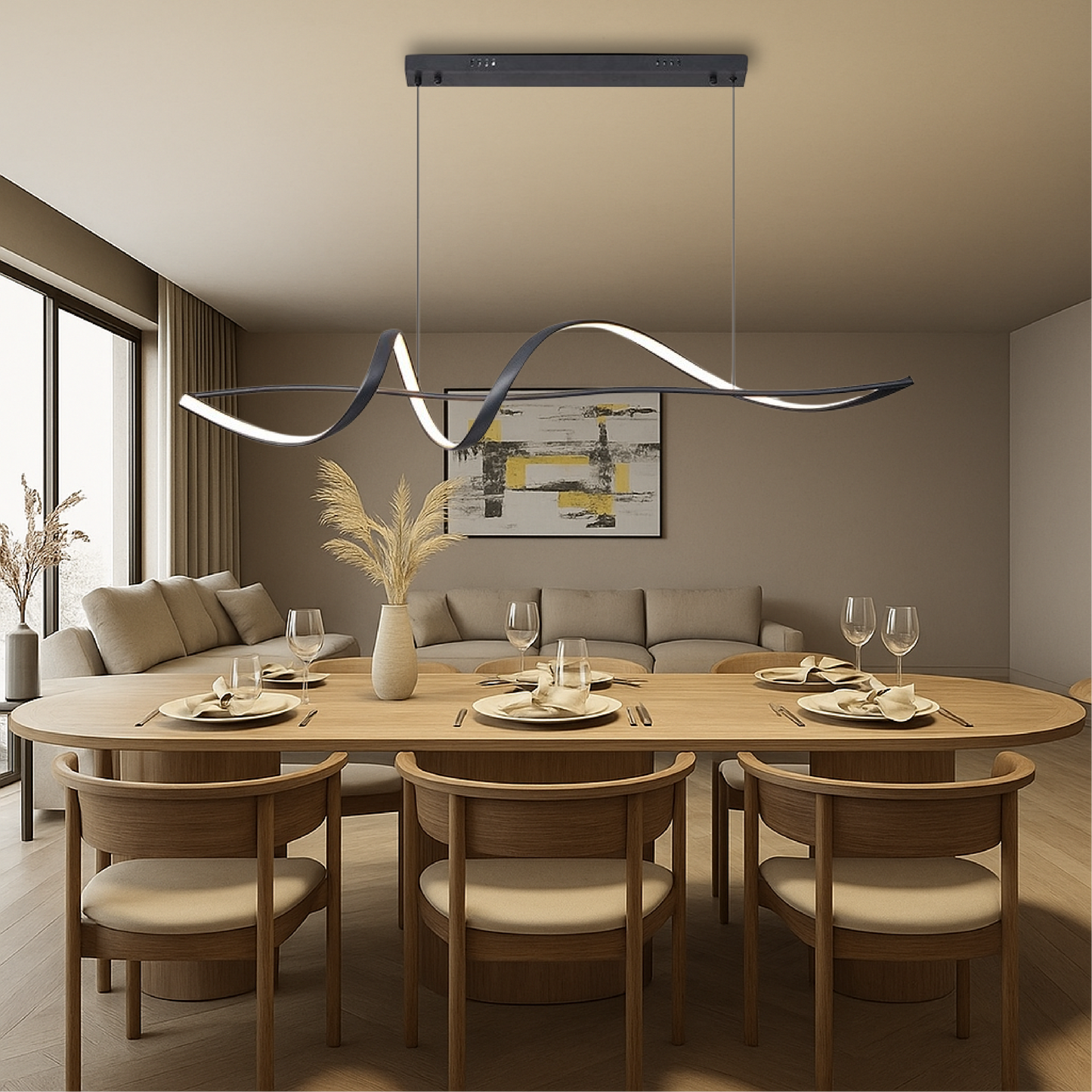 Klaren | Moderne Hängelampe im Aurora-Stil 3