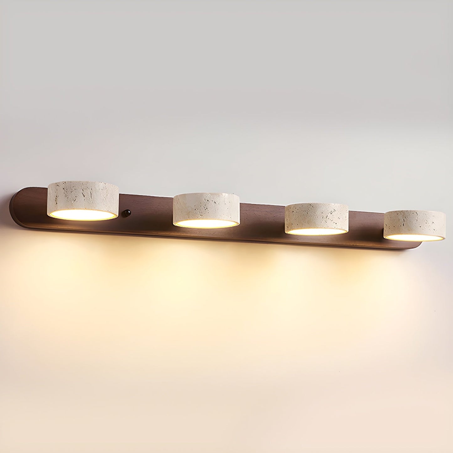 Klaro | Elegante, von Travertin inspirierte Wandleuchte für modernes Wohnen 12