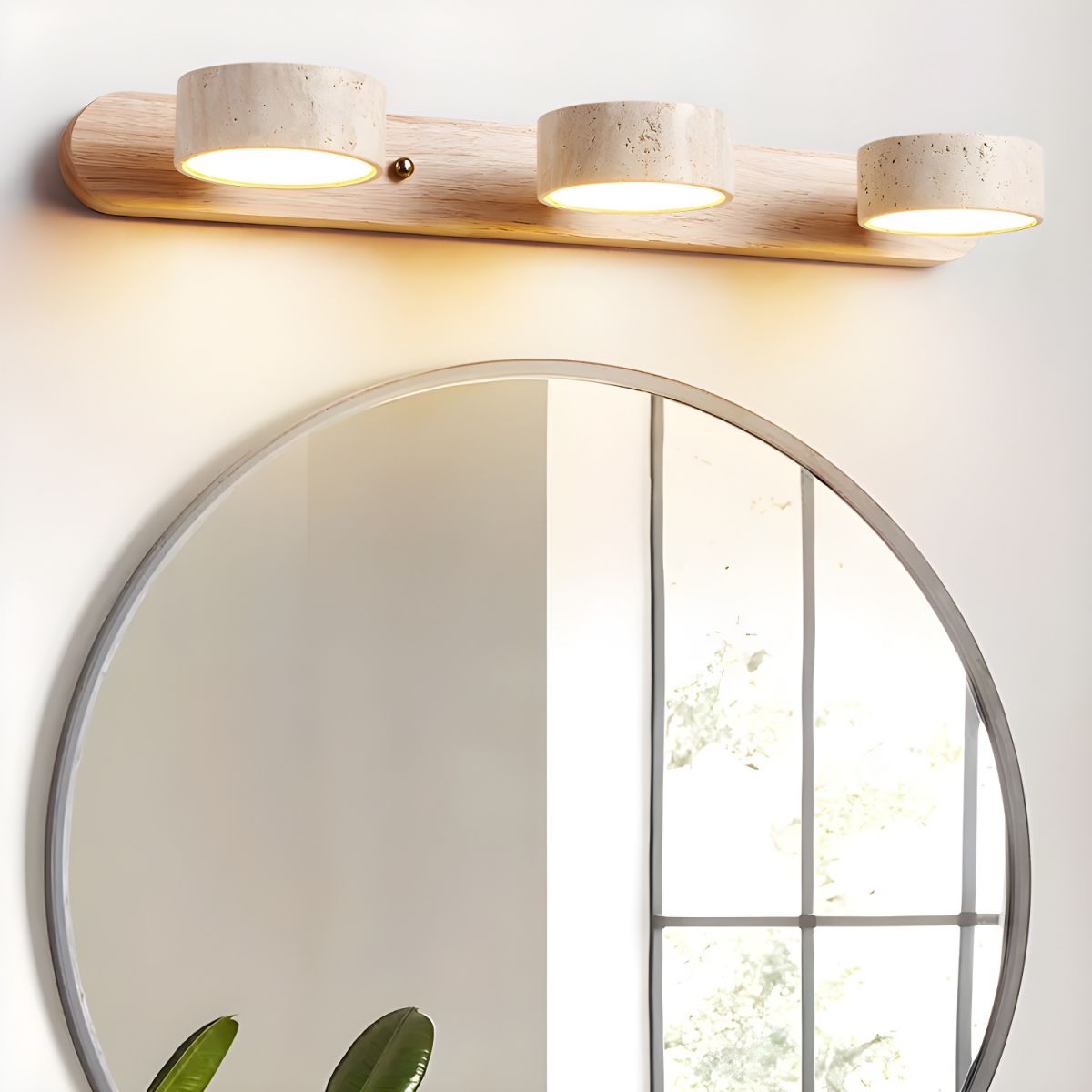 Klaro | Elegante, von Travertin inspirierte Wandleuchte für modernes Wohnen 5