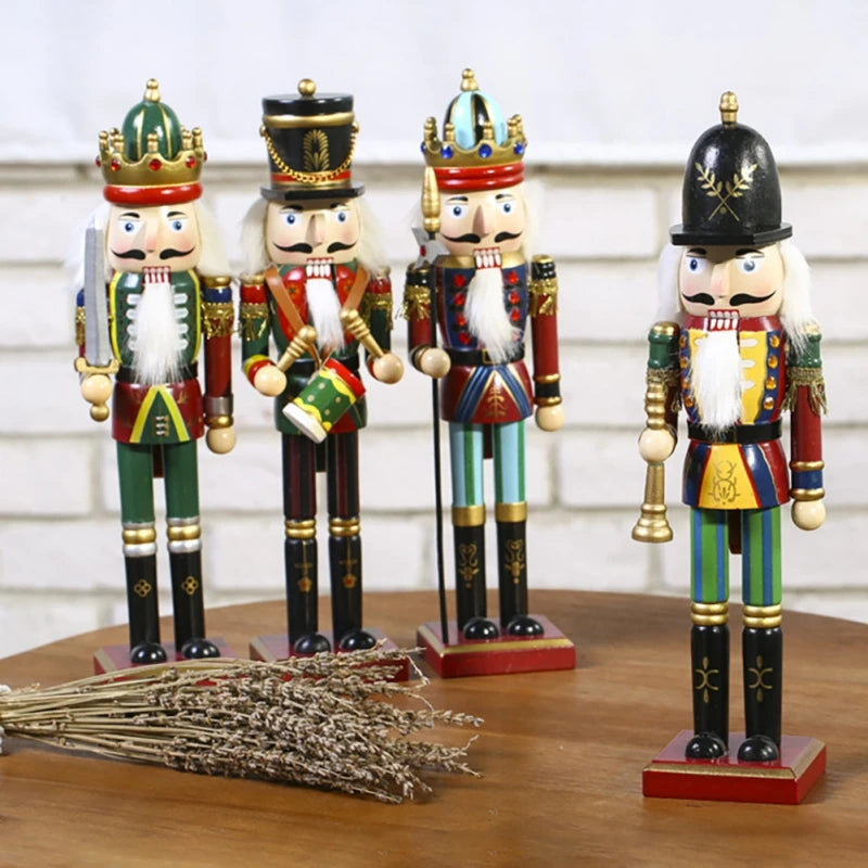 Klassische 30 cm Notenknacker Figur für Weihnachtsdekoration – Nostalgisches Ornament für Festliche Stimmung 2