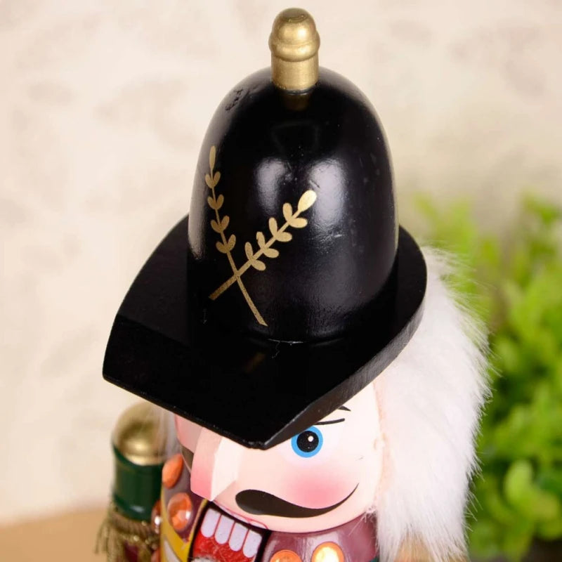 Klassische 30 cm Notenknacker Figur für Weihnachtsdekoration – Nostalgisches Ornament für Festliche Stimmung 4