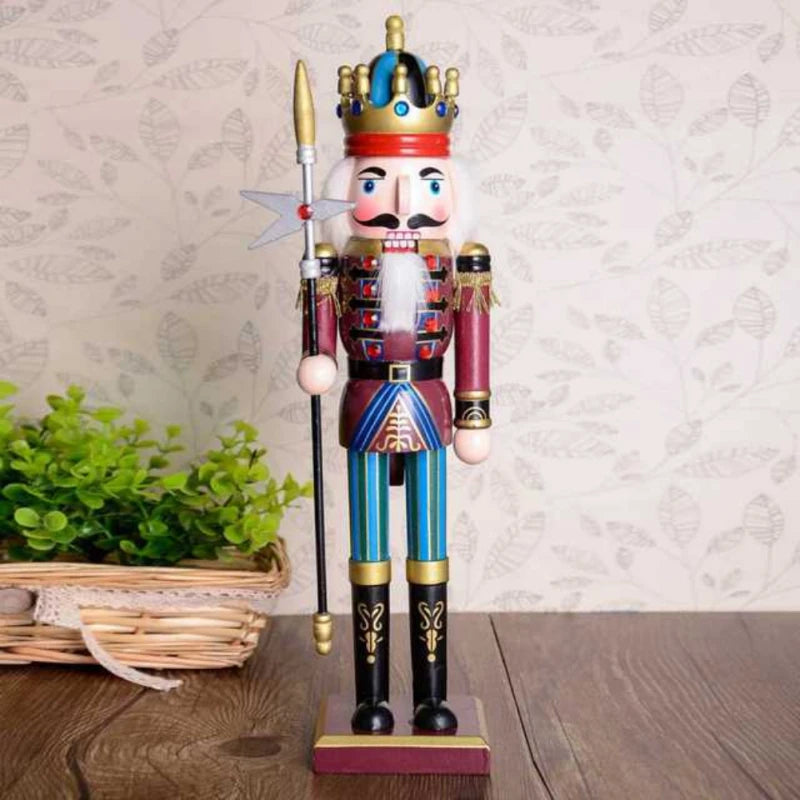 Klassische 30 cm Notenknacker Figur für Weihnachtsdekoration – Nostalgisches Ornament für Festliche Stimmung 7