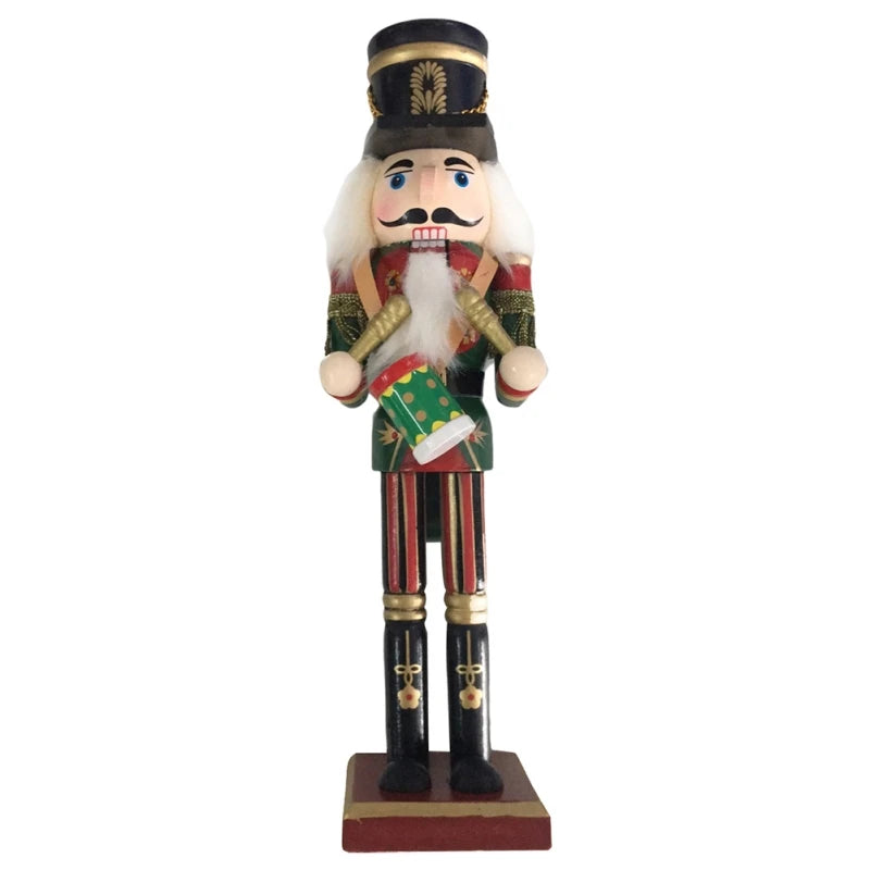 Klassische 30 cm Notenknacker Figur für Weihnachtsdekoration – Nostalgisches Ornament für Festliche Stimmung 8