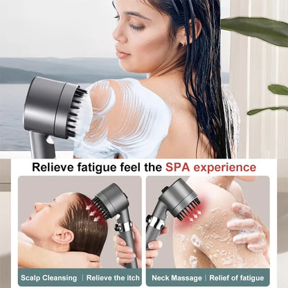 Kraftvoller Duschkopf mit Filter und Massagefunktion – Wellness-Duschbrause für bessere Wasserqualität und entspannende Duscherlebnisse 5