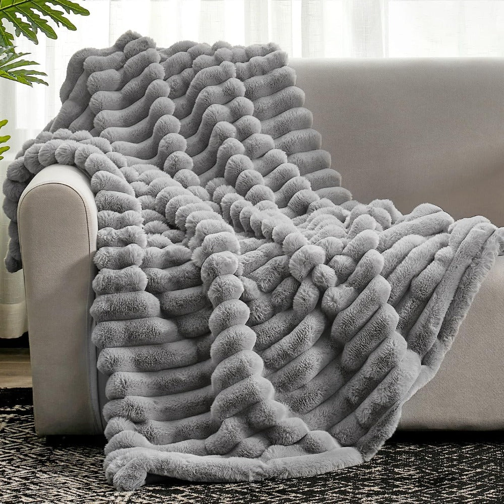 Kuscheldecke für Erwachsene Plüsch Weich 150x200 cm Ganzjährig 1