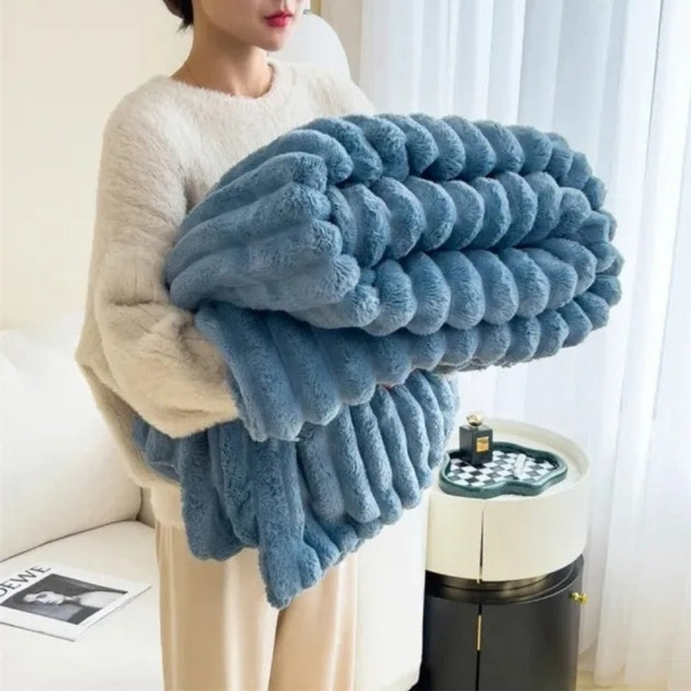 Kuscheldecke für Erwachsene Plüsch Weich 150x200 cm Ganzjährig 10