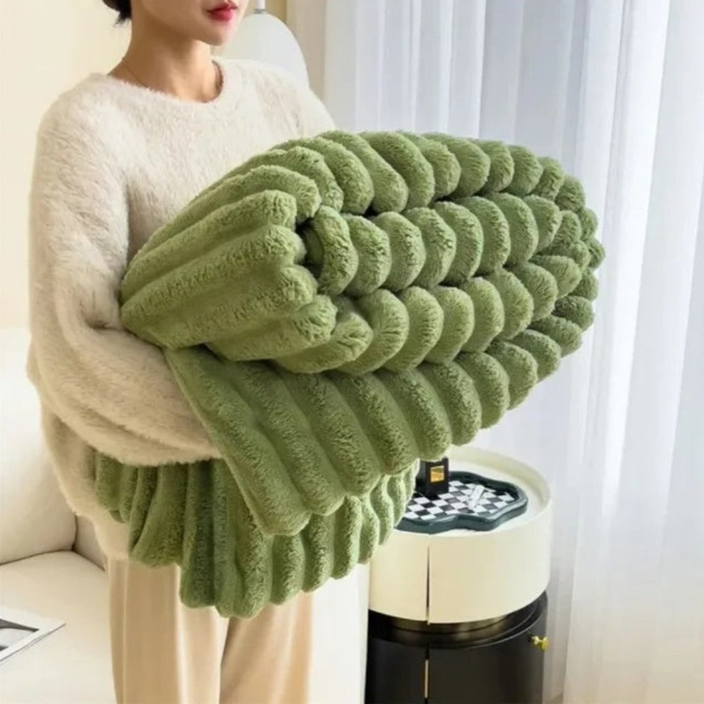 Kuscheldecke für Erwachsene Plüsch Weich 150x200 cm Ganzjährig 6