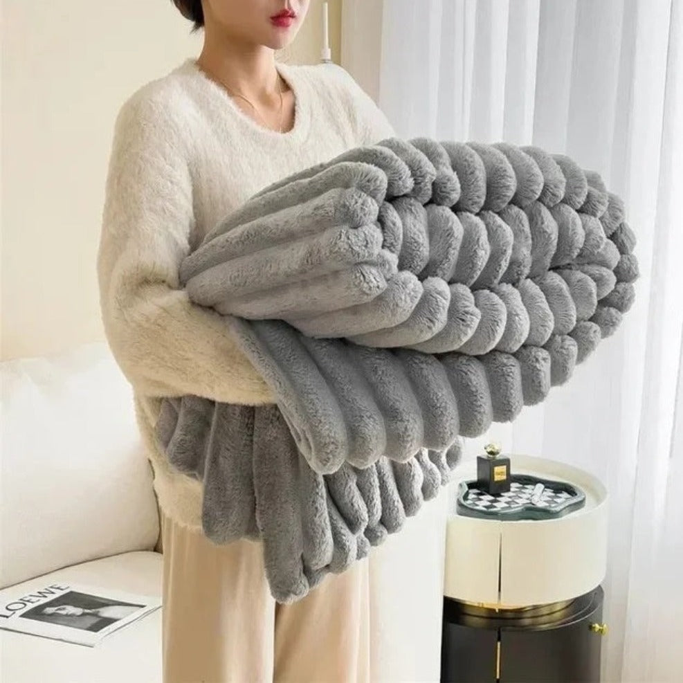 Kuscheldecke für Erwachsene Plüsch Weich 150x200 cm Ganzjährig 9