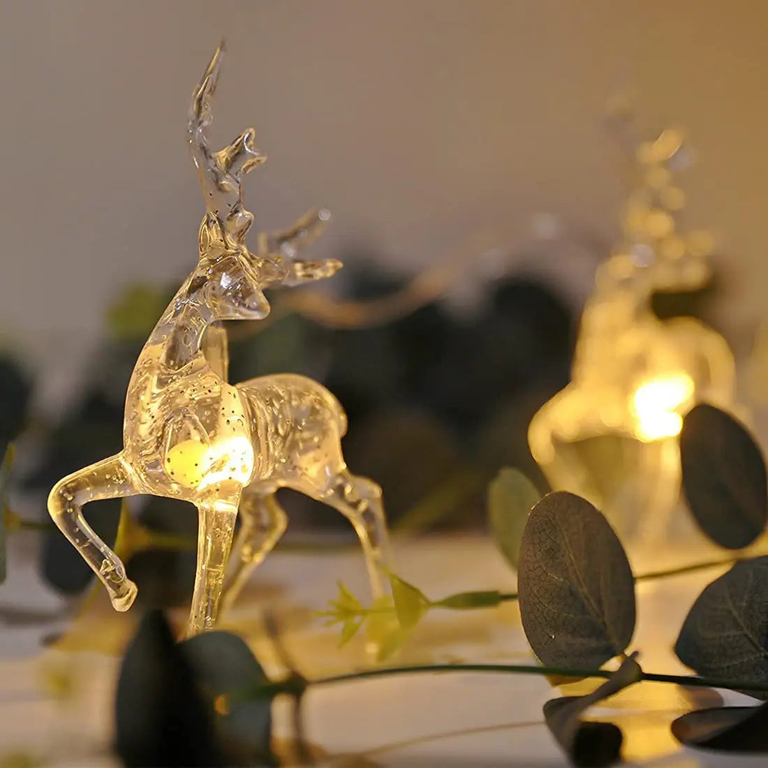 LED Lichterkette 1,5 Meter mit 10 Lichtern – Weihnachtsbaum Dekoration für Innen und Außen, Energieeffiziente Weihnachtsbeleuchtung 2