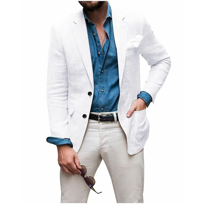 Lässiger Leinenblazer für Herren 9