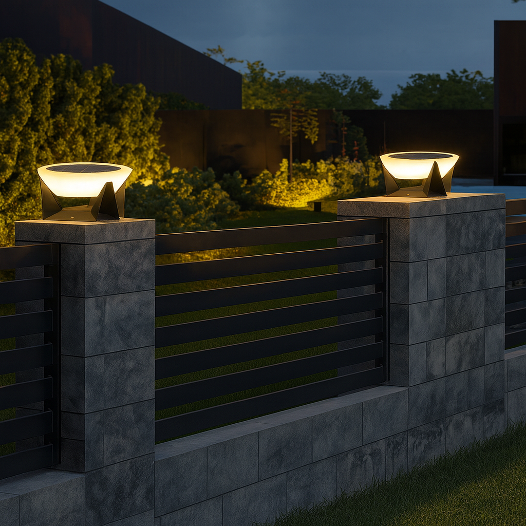 Lebendige Solar-Terrassenbeleuchtung mit modernem Touch 4