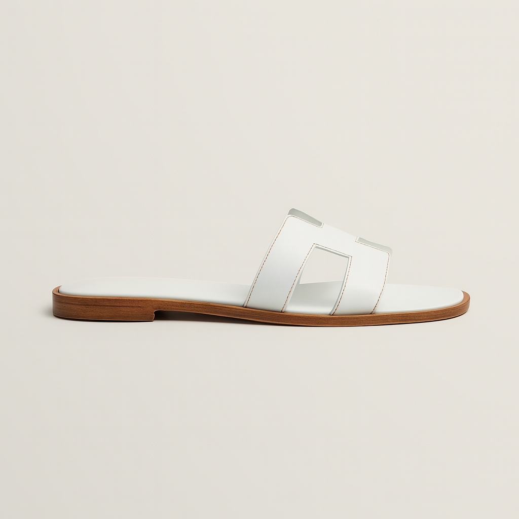 Leder Flache Sandalen Damen mit Verstellbarem Riemen und Ergonomischer Sohle – Atmungsaktives Design für Komfort und Stil 5