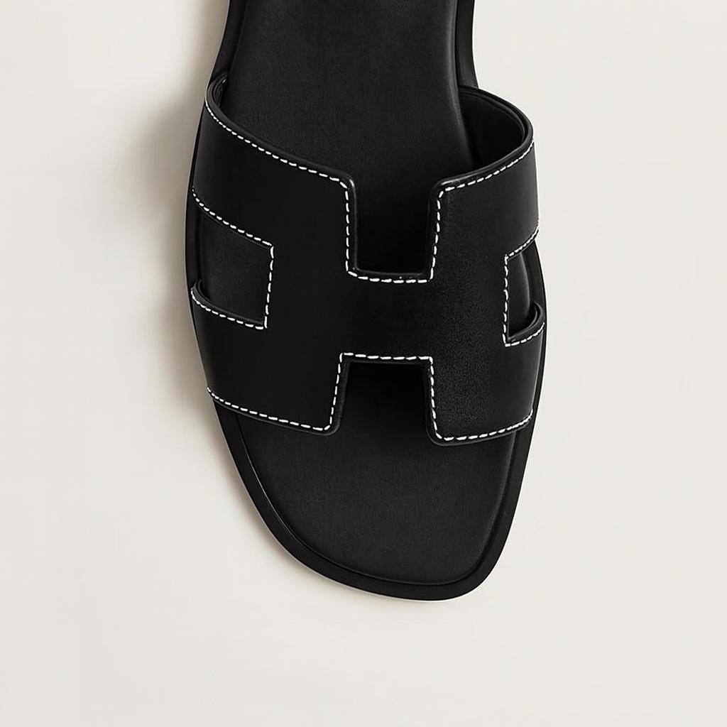 Leder Flache Sandalen Damen mit Verstellbarem Riemen und Ergonomischer Sohle – Atmungsaktives Design für Komfort und Stil 6