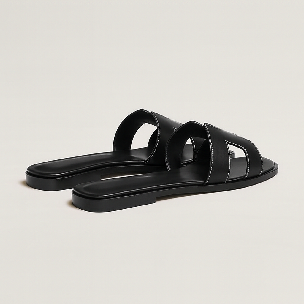 Leder Flache Sandalen Damen mit Verstellbarem Riemen und Ergonomischer Sohle – Atmungsaktives Design für Komfort und Stil 7