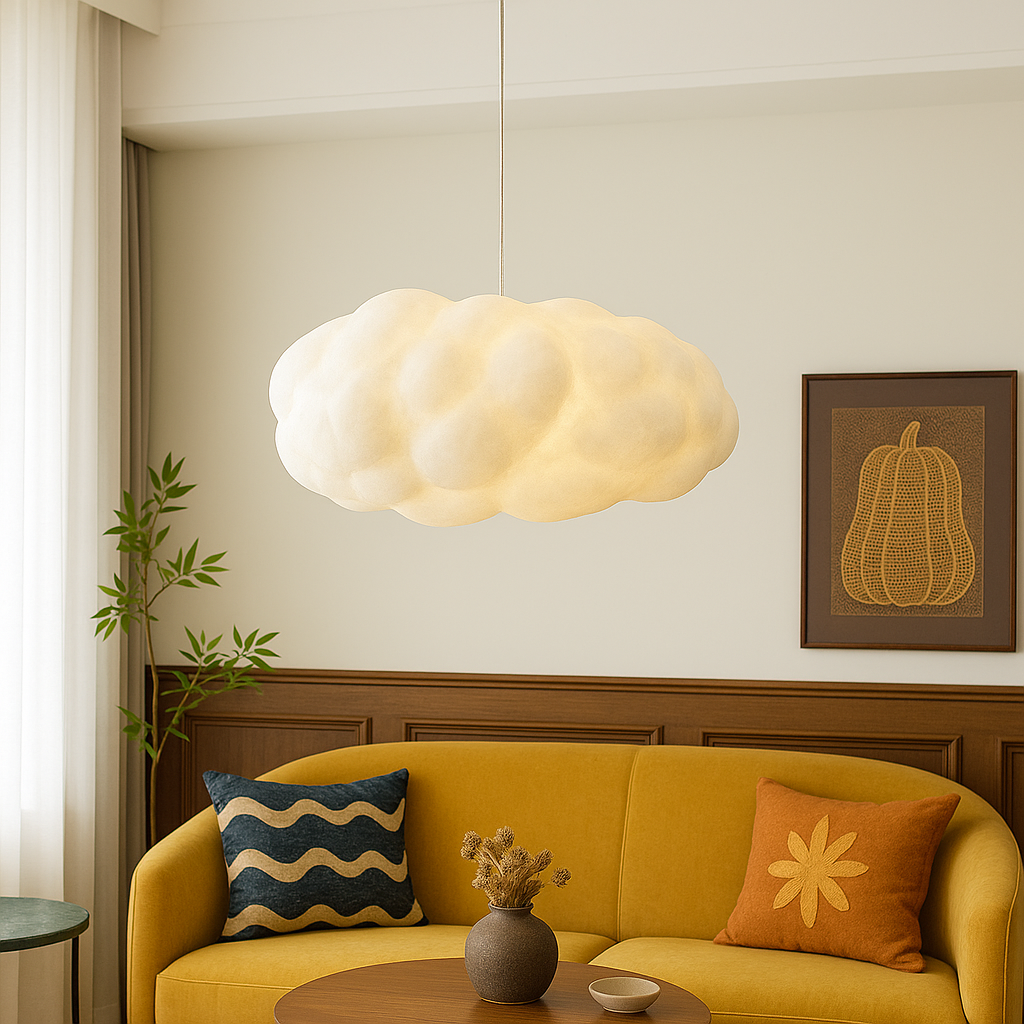 Leuchtende Wolken-Pendelleuchte 1