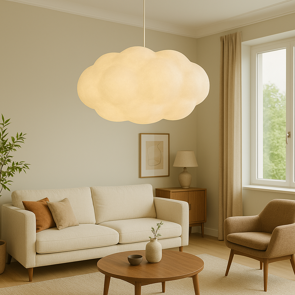 Leuchtende Wolken-Pendelleuchte 6