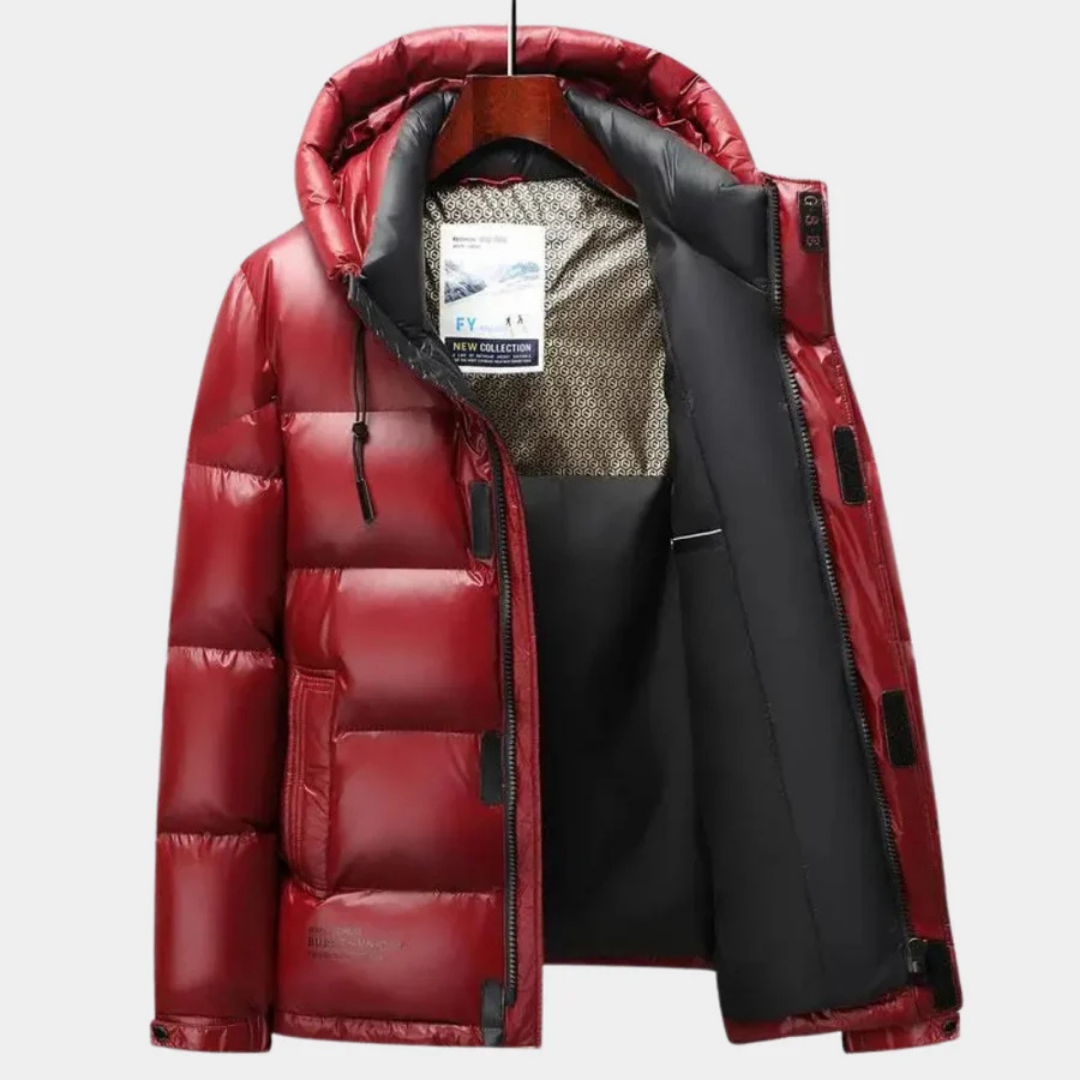 Levi | Winter-Pufferjacke für Herren – warm, mit Kapuze und Reißverschluss 0