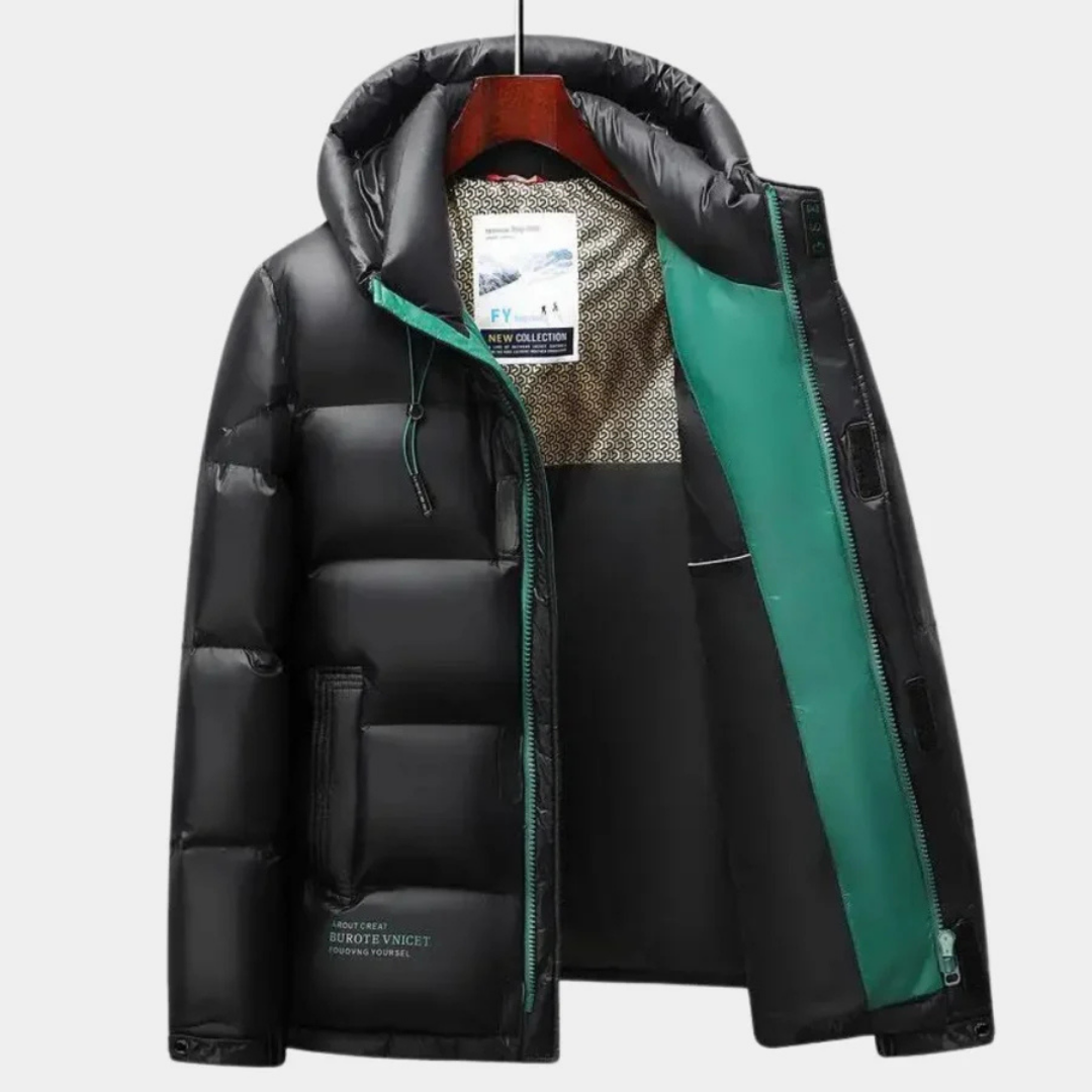 Levi | Winter-Pufferjacke für Herren – warm, mit Kapuze und Reißverschluss 2