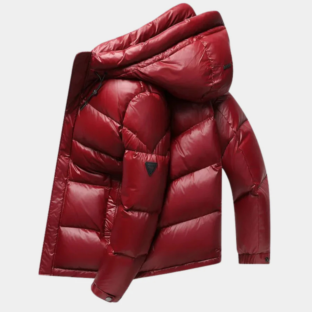 Levi | Winter-Pufferjacke für Herren – warm, mit Kapuze und Reißverschluss 4
