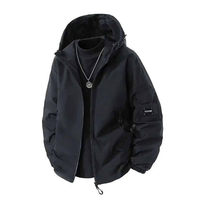 Lincoln | Übergroße Pufferjacke mit Kapuze für Herren für kalte Skitage 4
