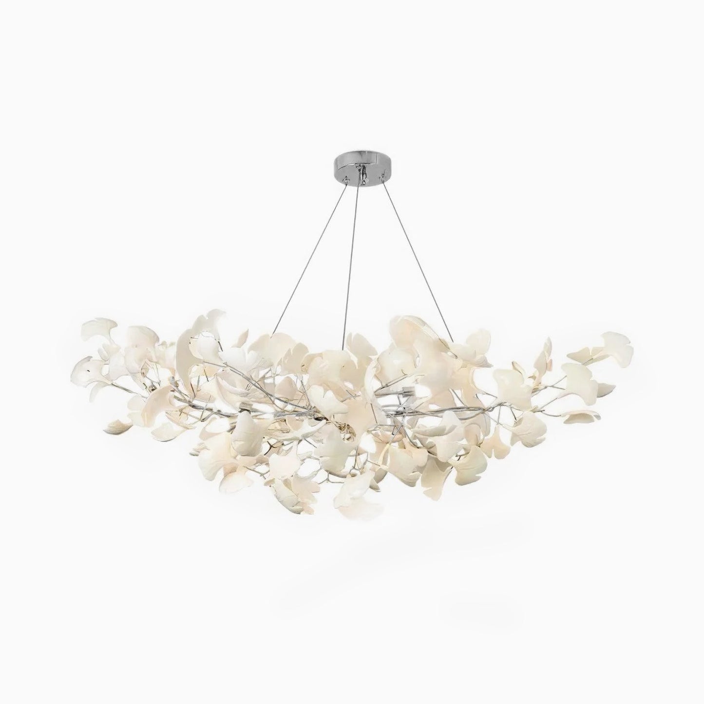 Lixora | Zeitgenössischer Kronleuchter im Gingko-Stil 9