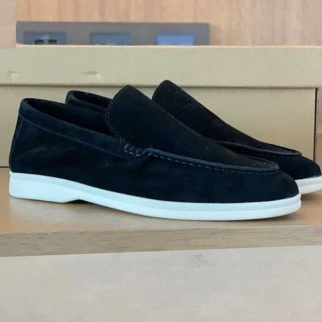 Herren Slipper Braun Größe 42 Wildleder - Bequeme Loafer für Eleganz und Stil-5