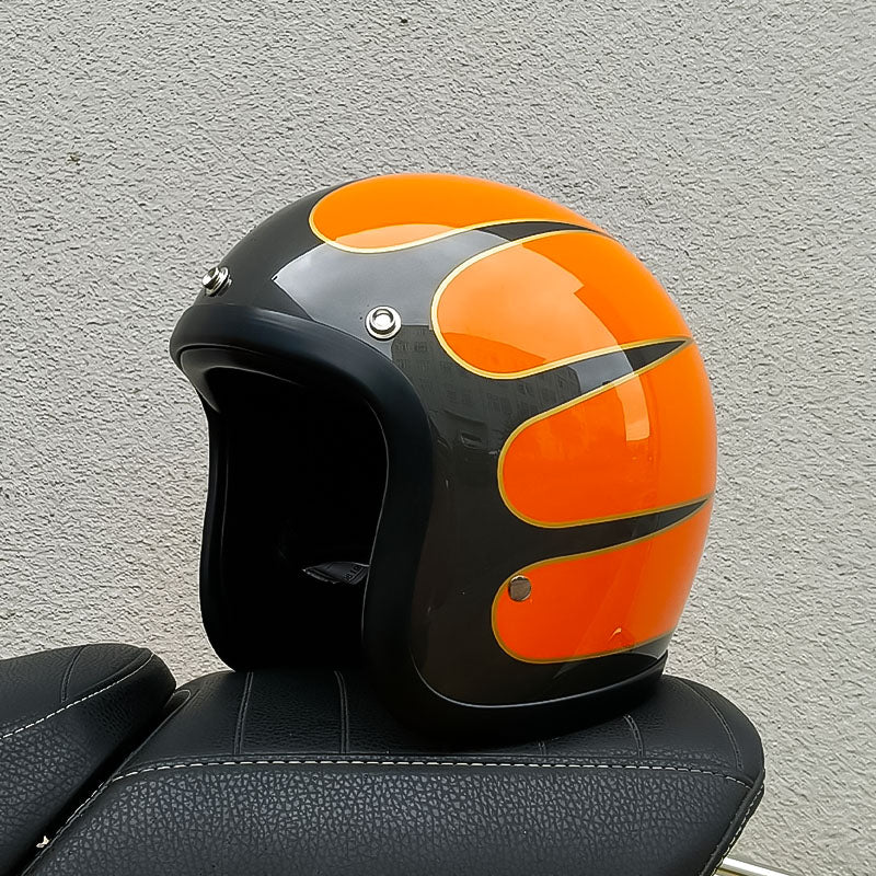 ClassicCruise | Low-profile motorcycle helmet in retro style – ECE & DOT compliant