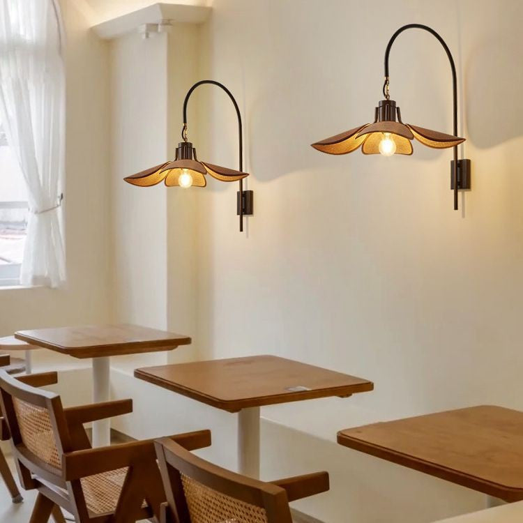 Lucenra | Moderne Wabi Sabi Wandlampe im japanischen Stil 3