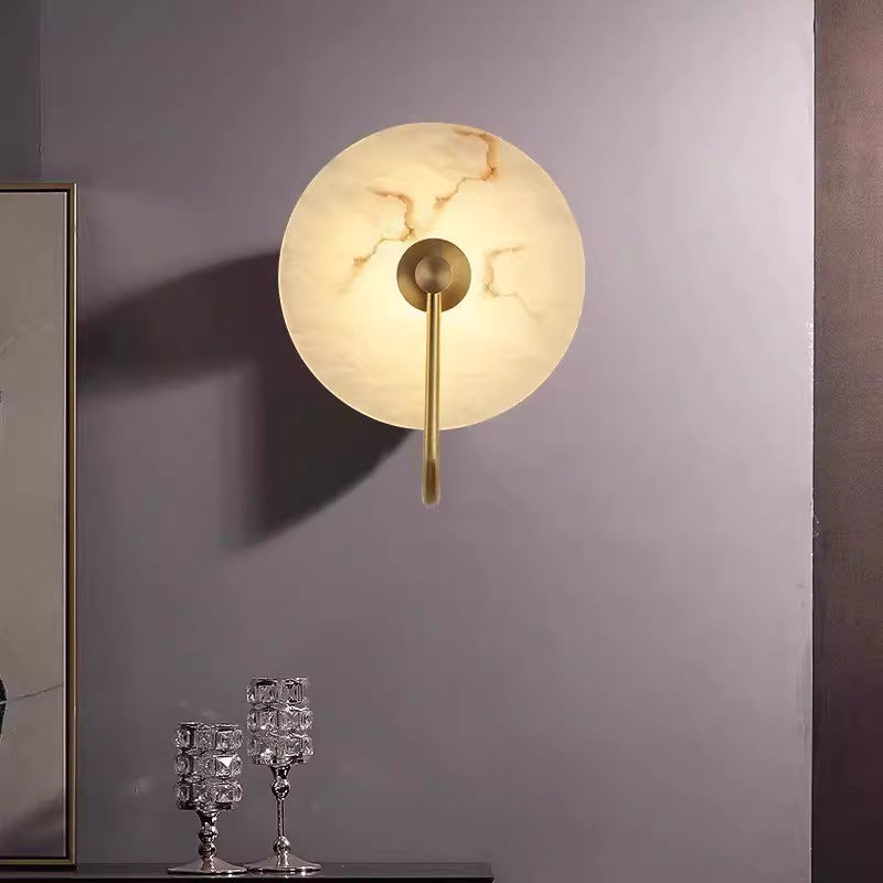 Lumenda | Moderne Alab-Marmor-LED-Wandleuchte für minimalistische Eleganz 2