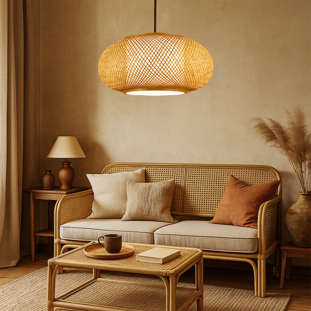 Lumetriq | Bambus-Pendelleuchte im Vintage-Stil 3