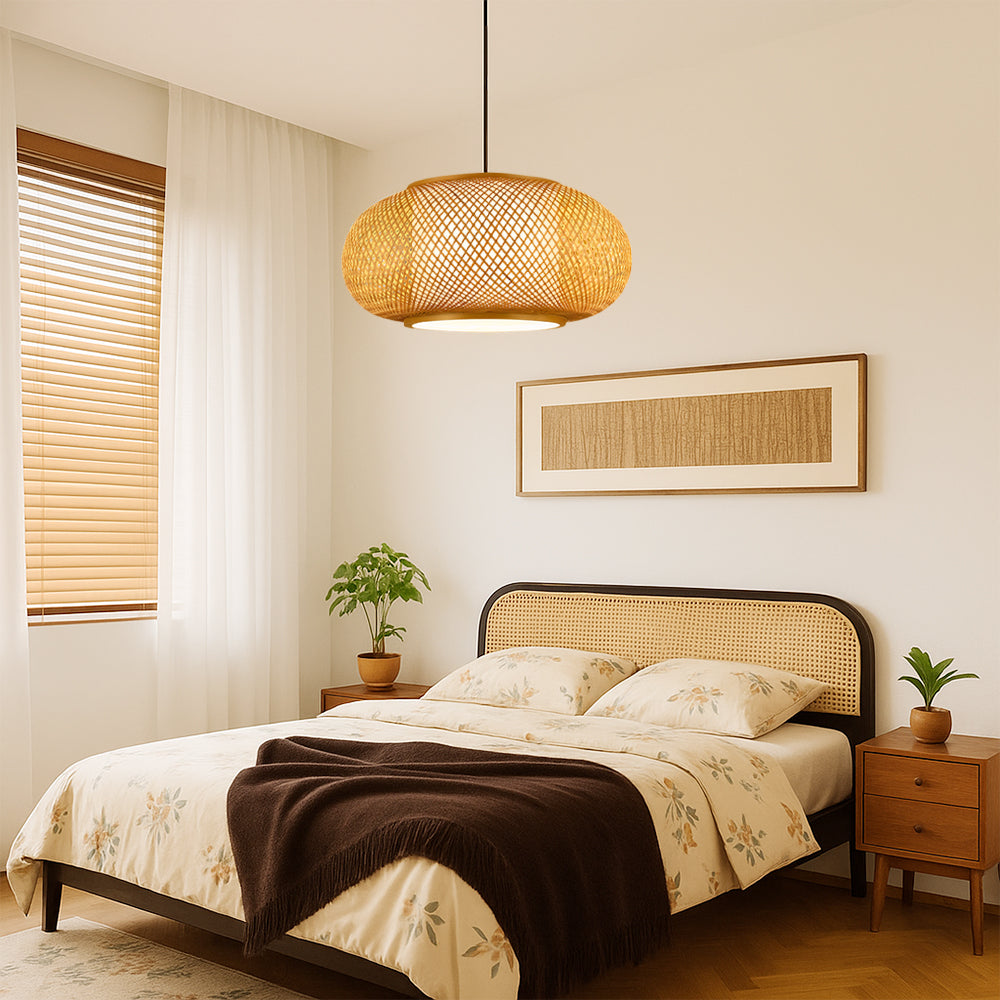 Lumetriq | Bambus-Pendelleuchte im Vintage-Stil 4