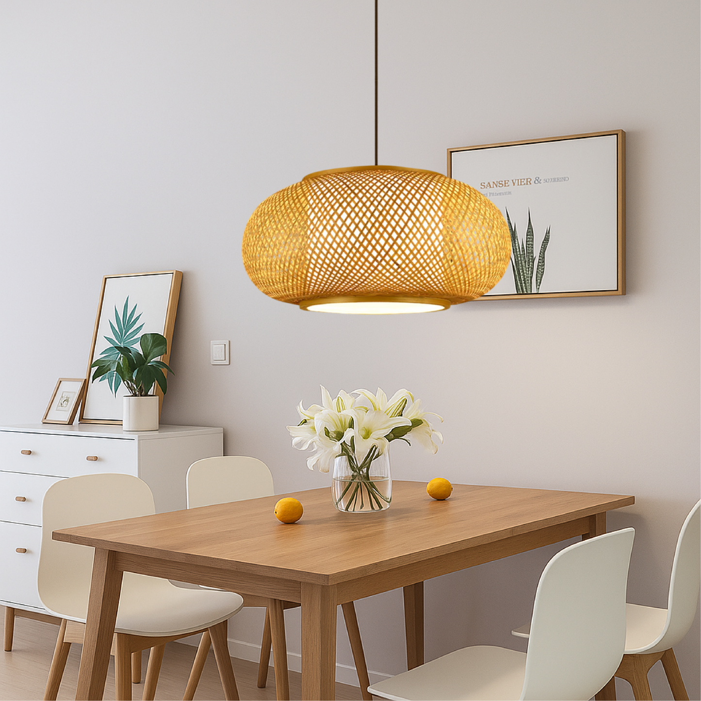 Lumetriq | Bambus-Pendelleuchte im Vintage-Stil 5