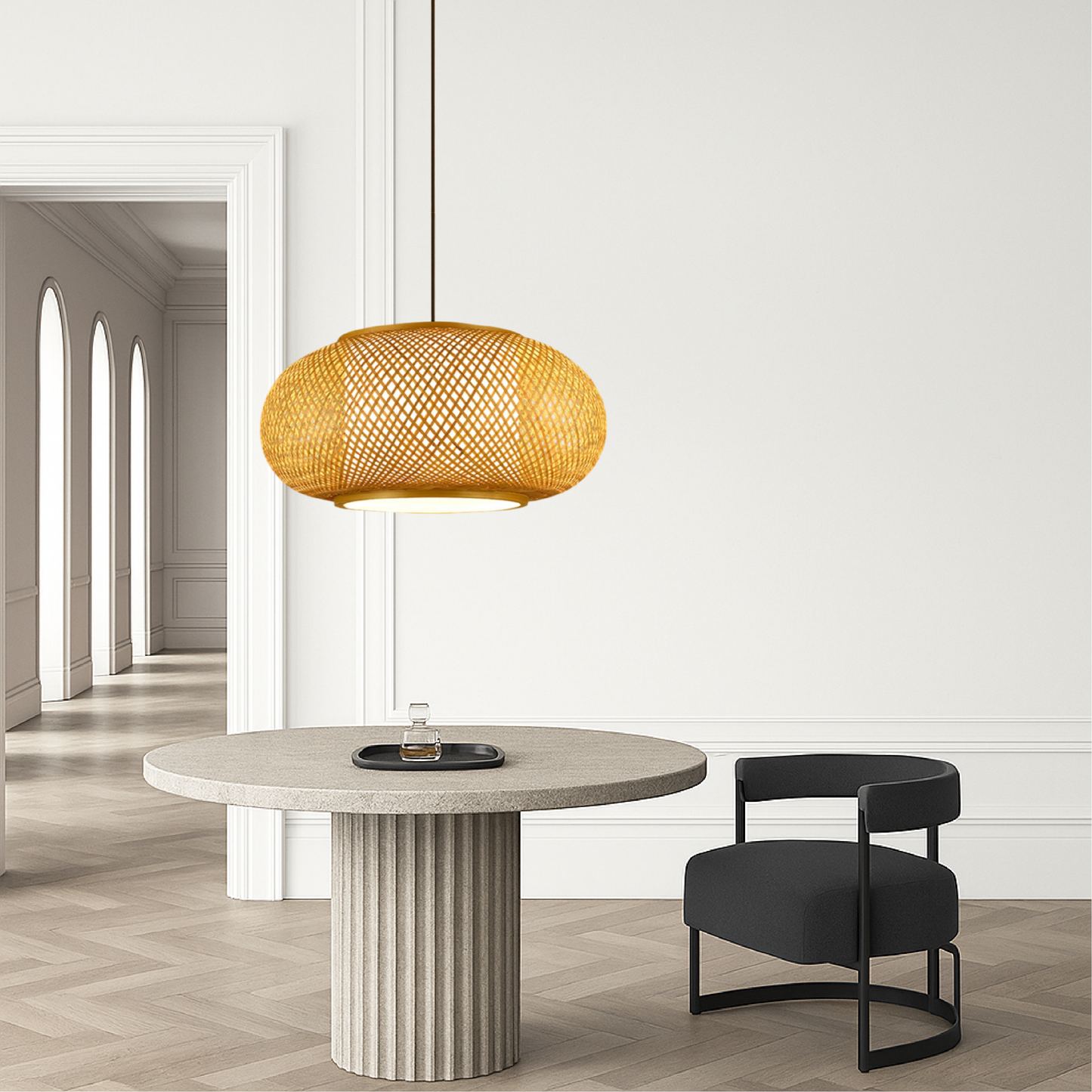 Lumetriq | Bambus-Pendelleuchte im Vintage-Stil 7