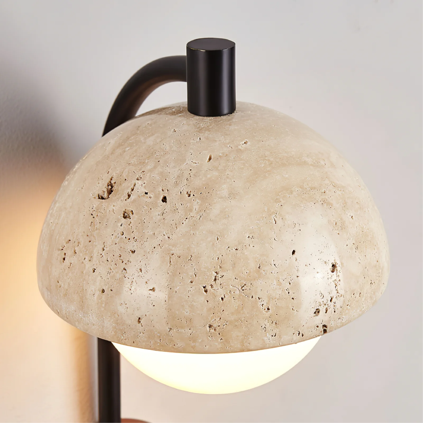 Lumeviax | Skulpturale Arco Stone Wandleuchte für Vintage-Eleganz 3