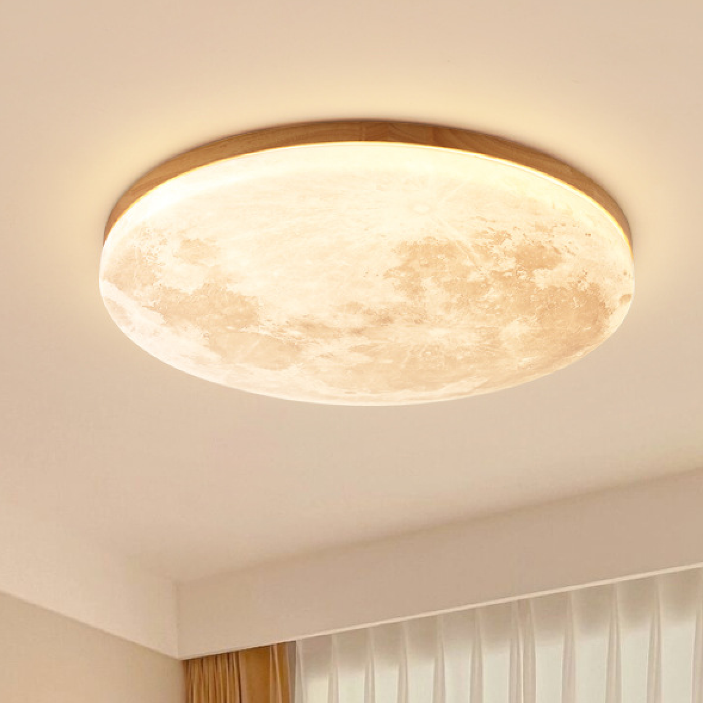 LumiGlow | Leuchtende Mond-Deckenlampe für leuchtendes Ambiente 0
